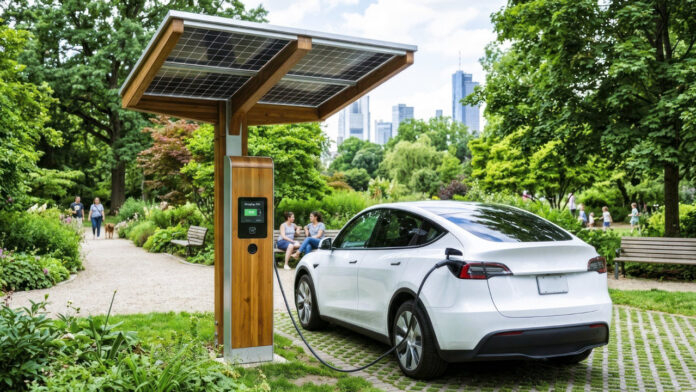 Borne de recharge solaire : fonctionnement, prix et rentabilité